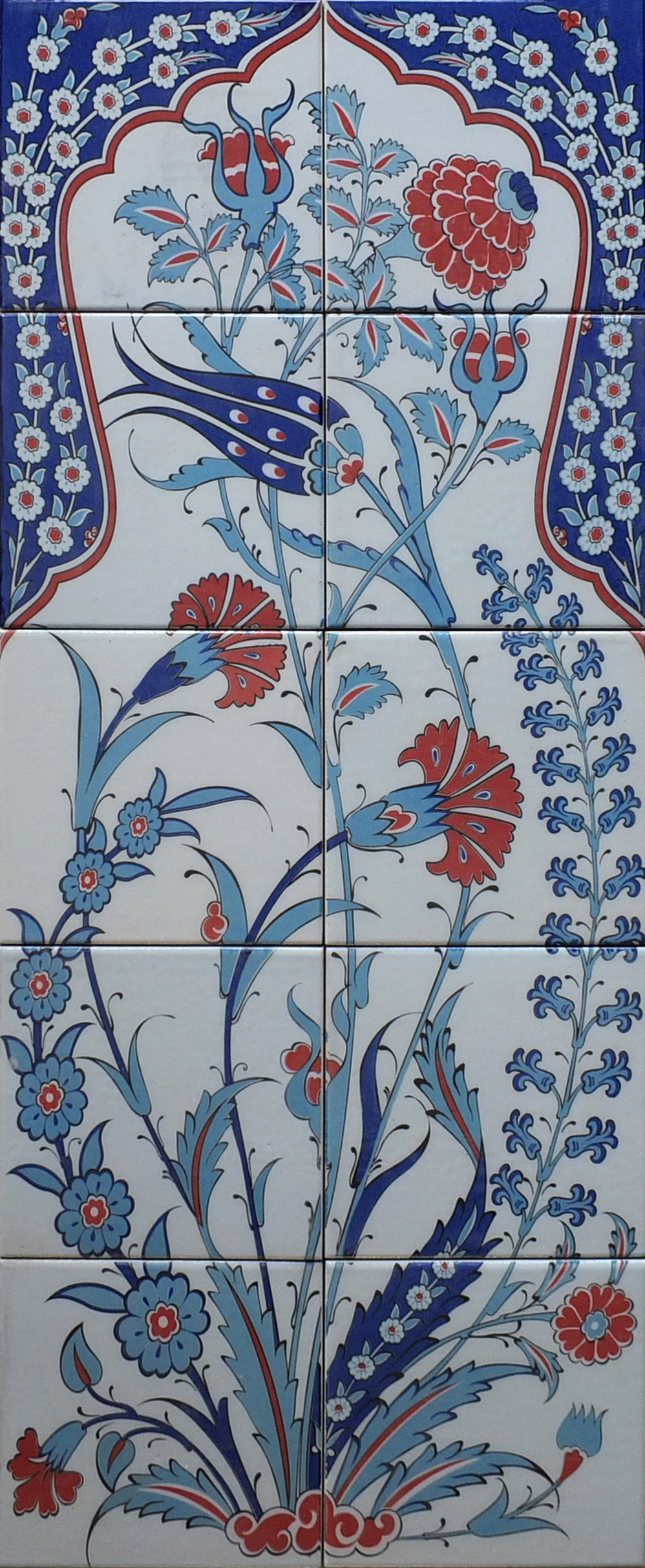 40X100 cm Çini Pano-4